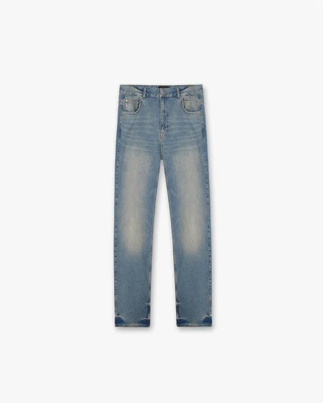 R2 Straight Leg Denim - Blue Cream sold by Represent