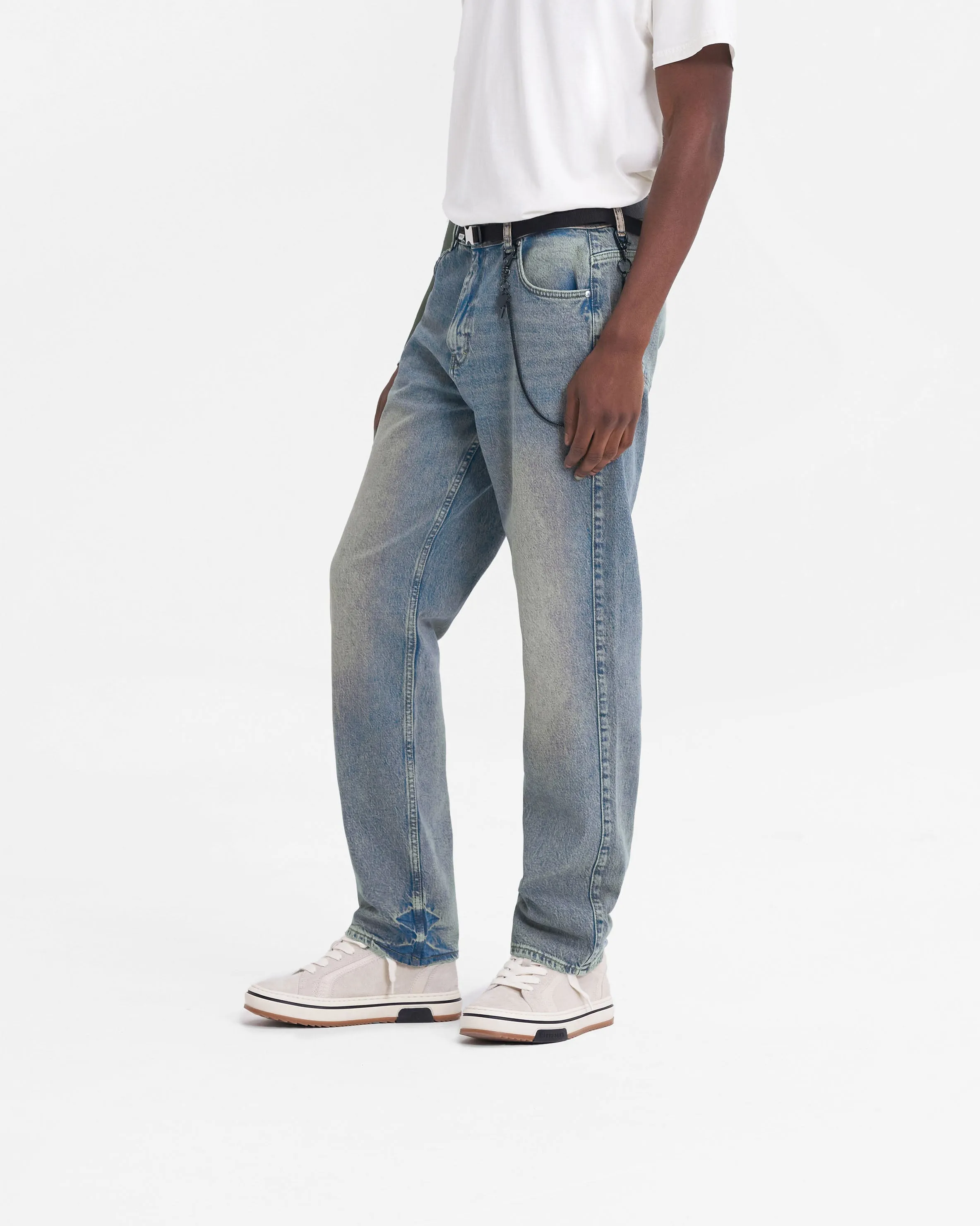R2 Straight Leg Denim - Blue Cream sold by Represent product image thumbnail 3