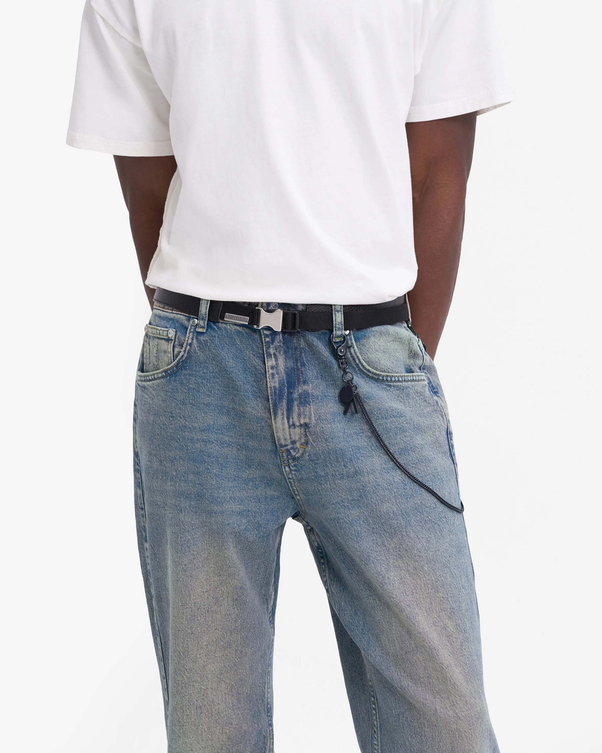 R2 Straight Leg Denim - Blue Cream sold by Represent product image thumbnail 5