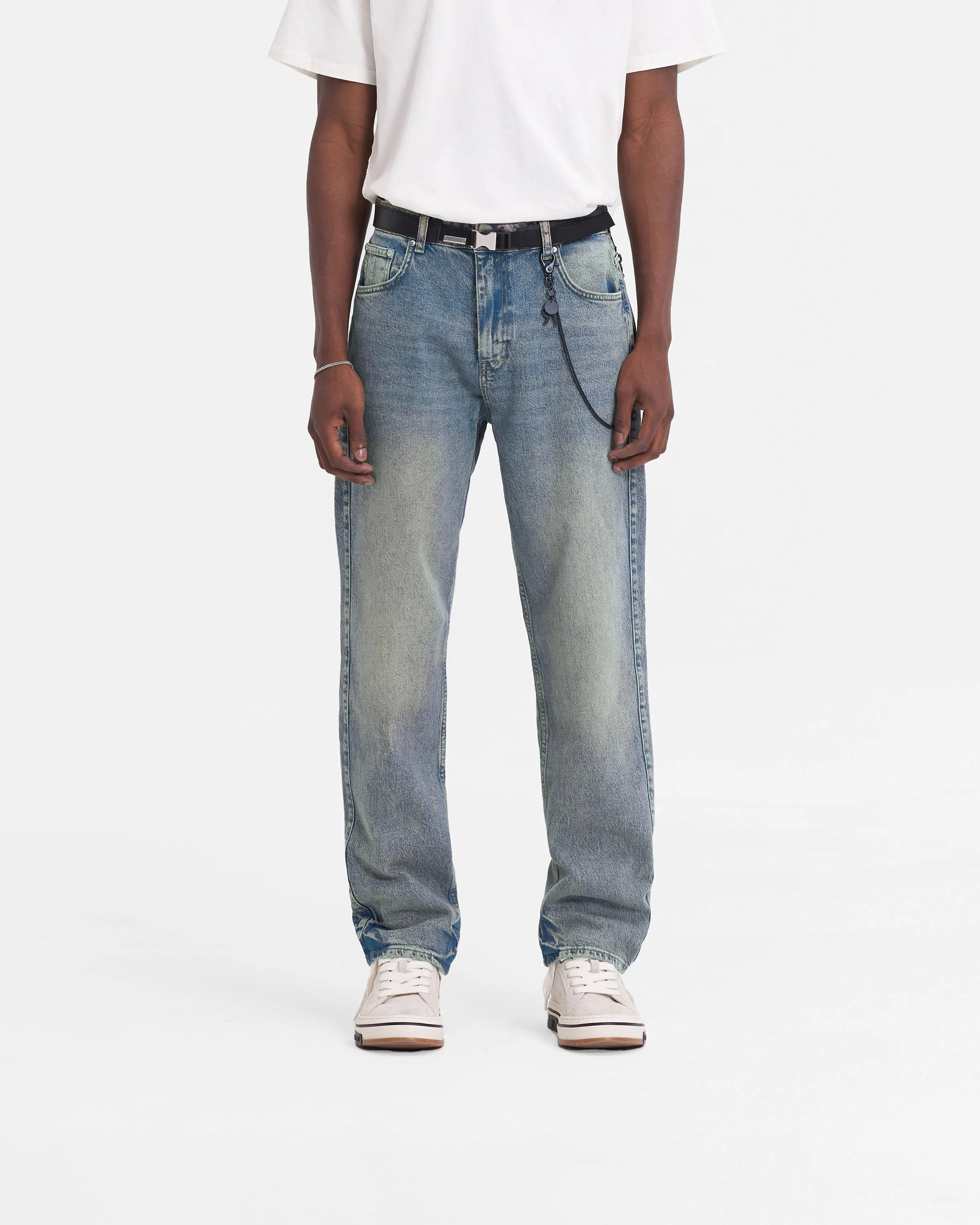 R2 Straight Leg Denim - Blue Cream sold by Represent product image thumbnail 2