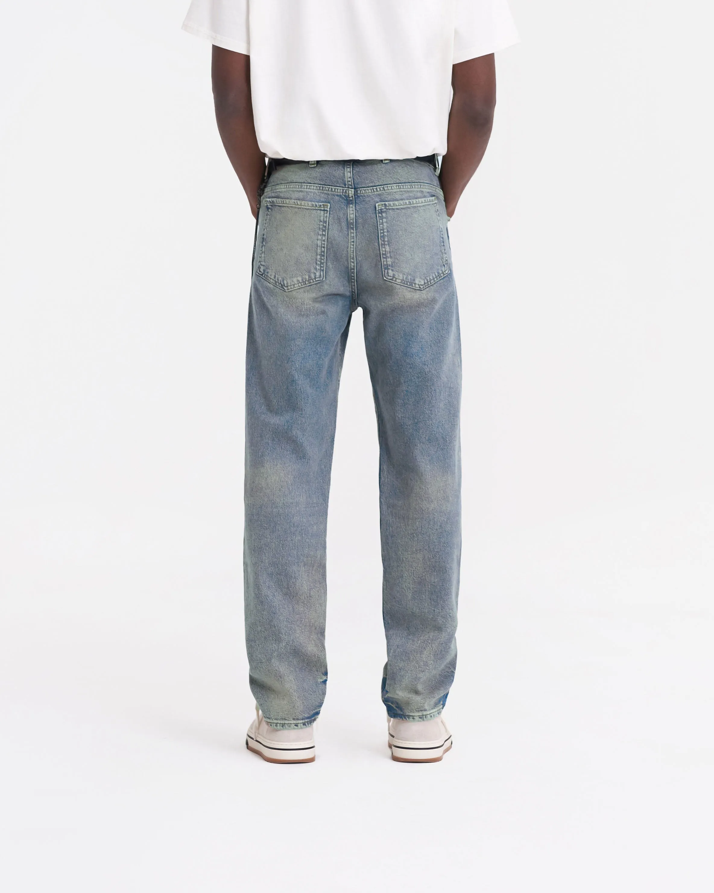 R2 Straight Leg Denim - Blue Cream sold by Represent product image thumbnail 4