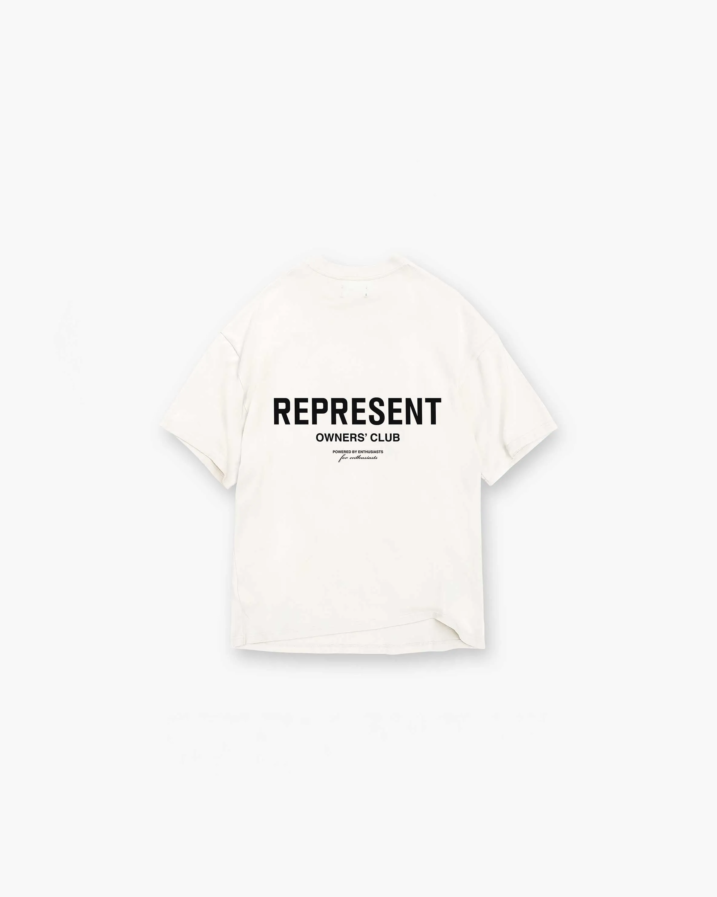Represent Owners Club T-Shirt - Flat White sold by Represent