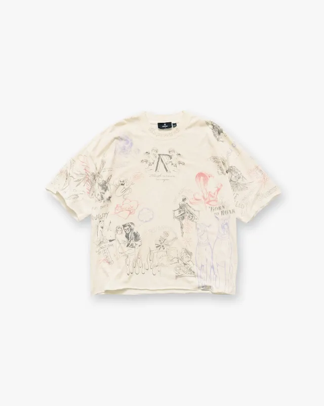 Legacy T-Shirt - Buttercream sold by Represent