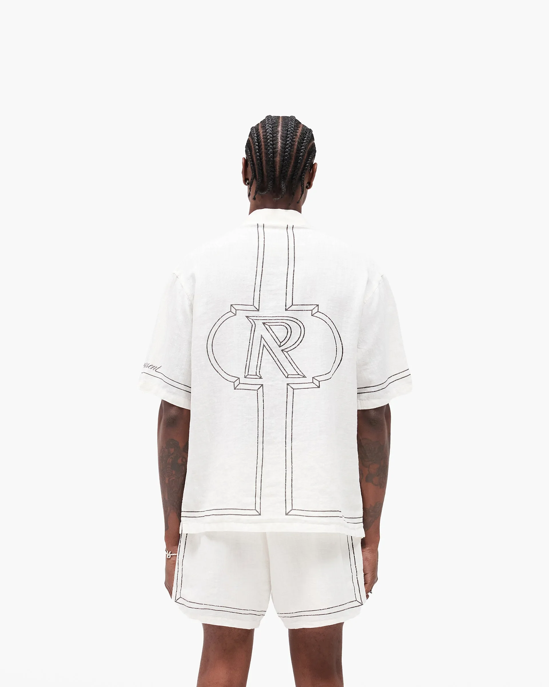 Border Shirt - Whisper White sold by Represent product image thumbnail 5