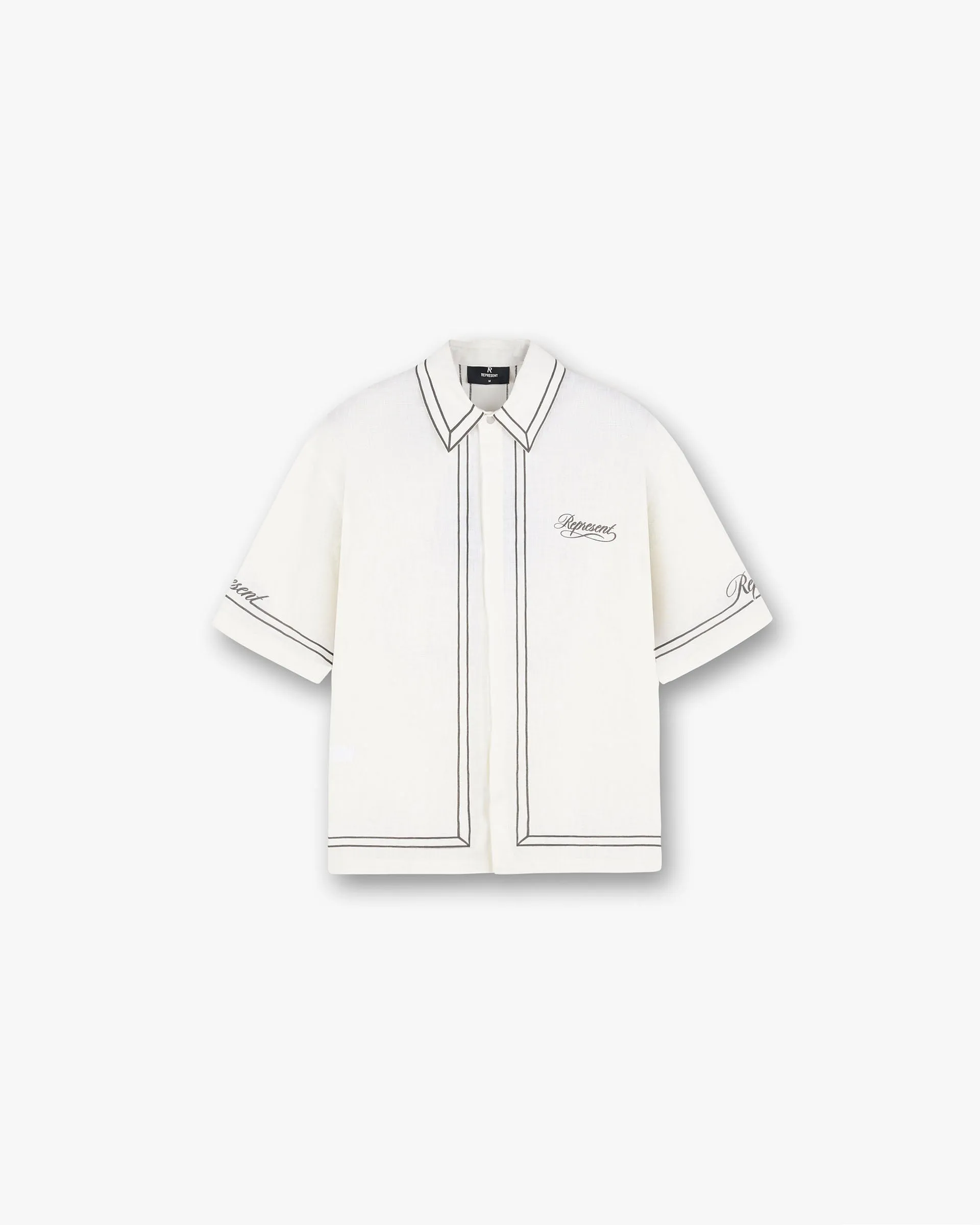 Border Shirt - Whisper White sold by Represent