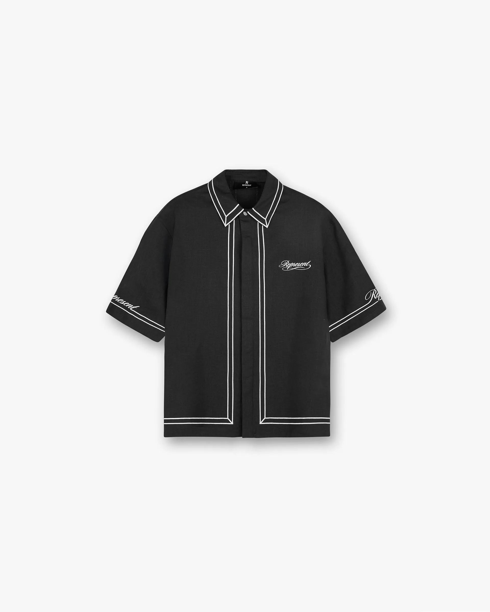 Border Shirt - Jet Black sold by Represent