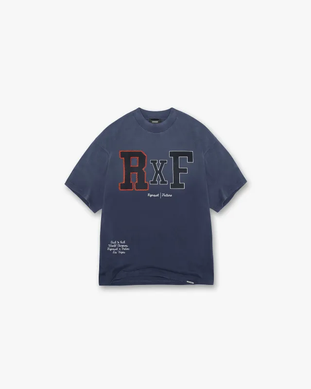 Represent X Feature Champions T-Shirt - Midnight Navy sold by Represent
