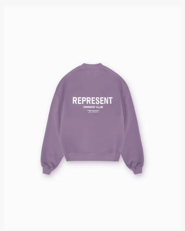 Represent Owners Club Sweater - Vintage Violet sold by Represent