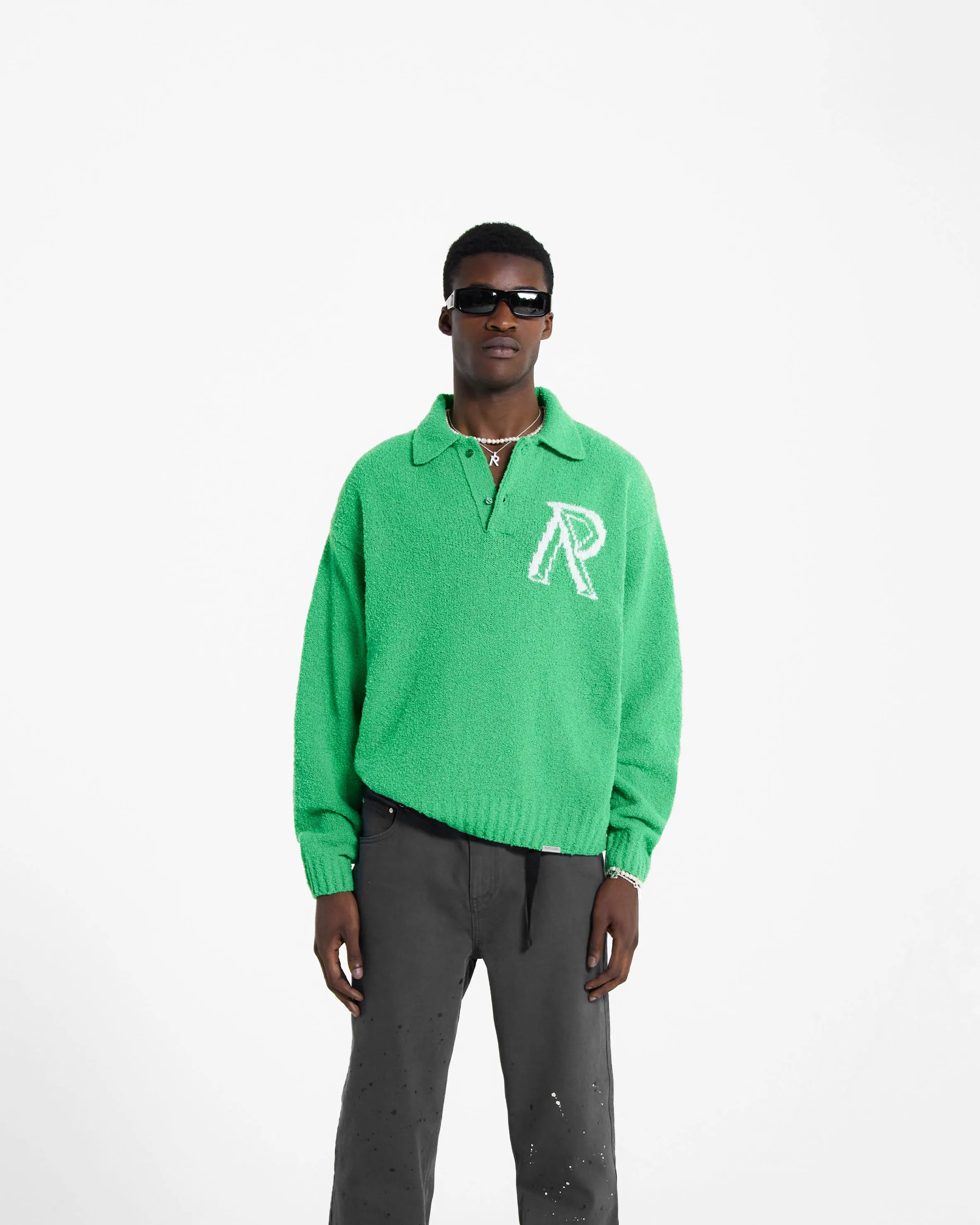 Initial Boucle Polo - Island Green sold by Represent product image thumbnail 3