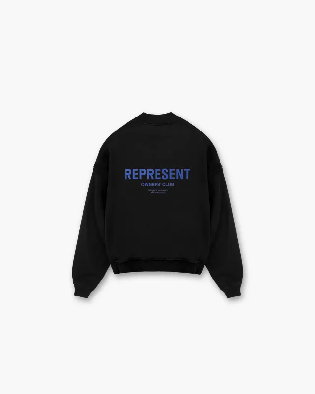 Represent Owners Club Sweater - Black Cobalt sold by Represent