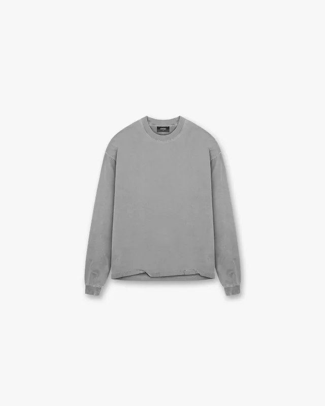 Initial Long Sleeve T-Shirt - Ultimate Grey sold by Represent