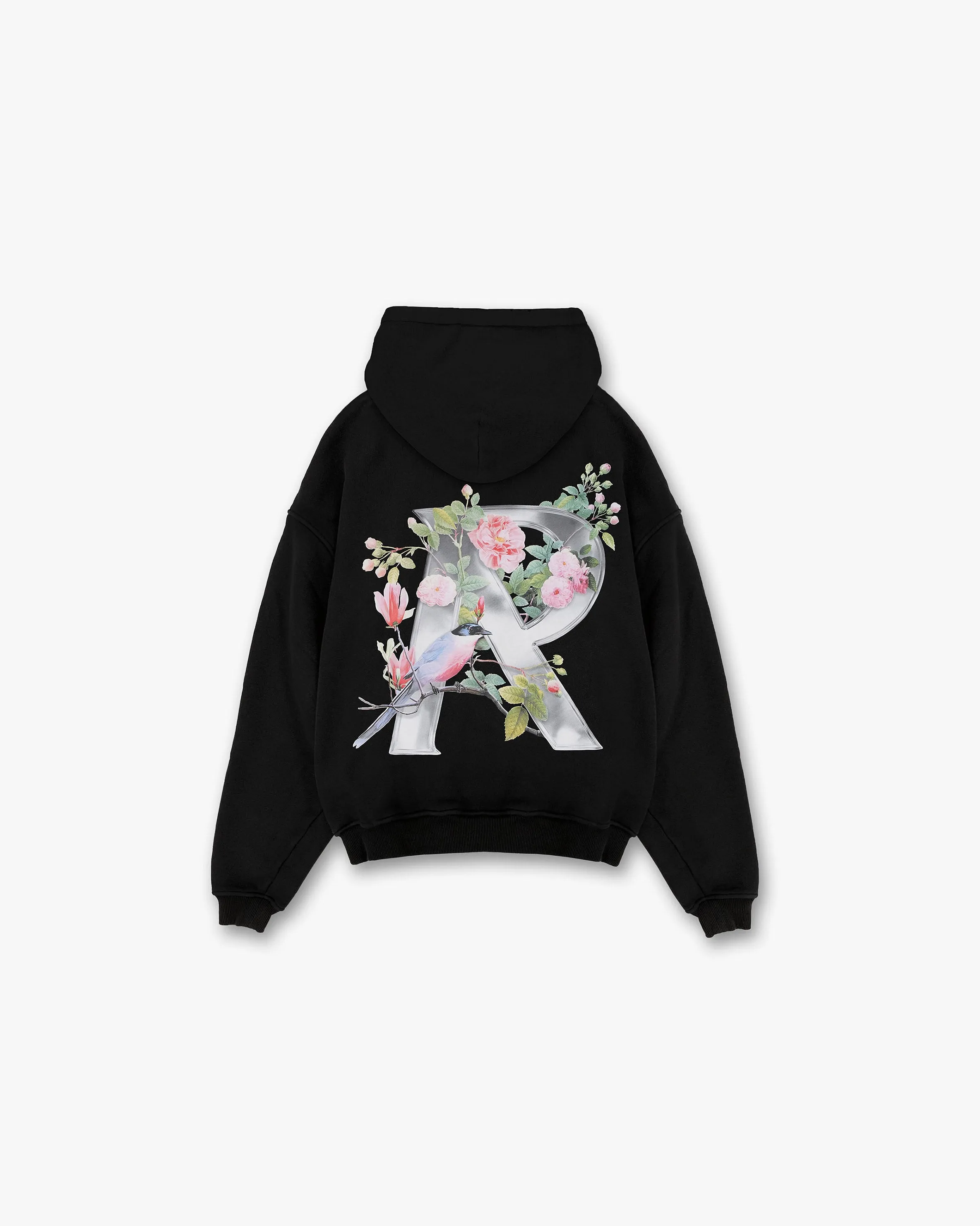 Floral Initial Hoodie - Black sold by Represent product image thumbnail 2