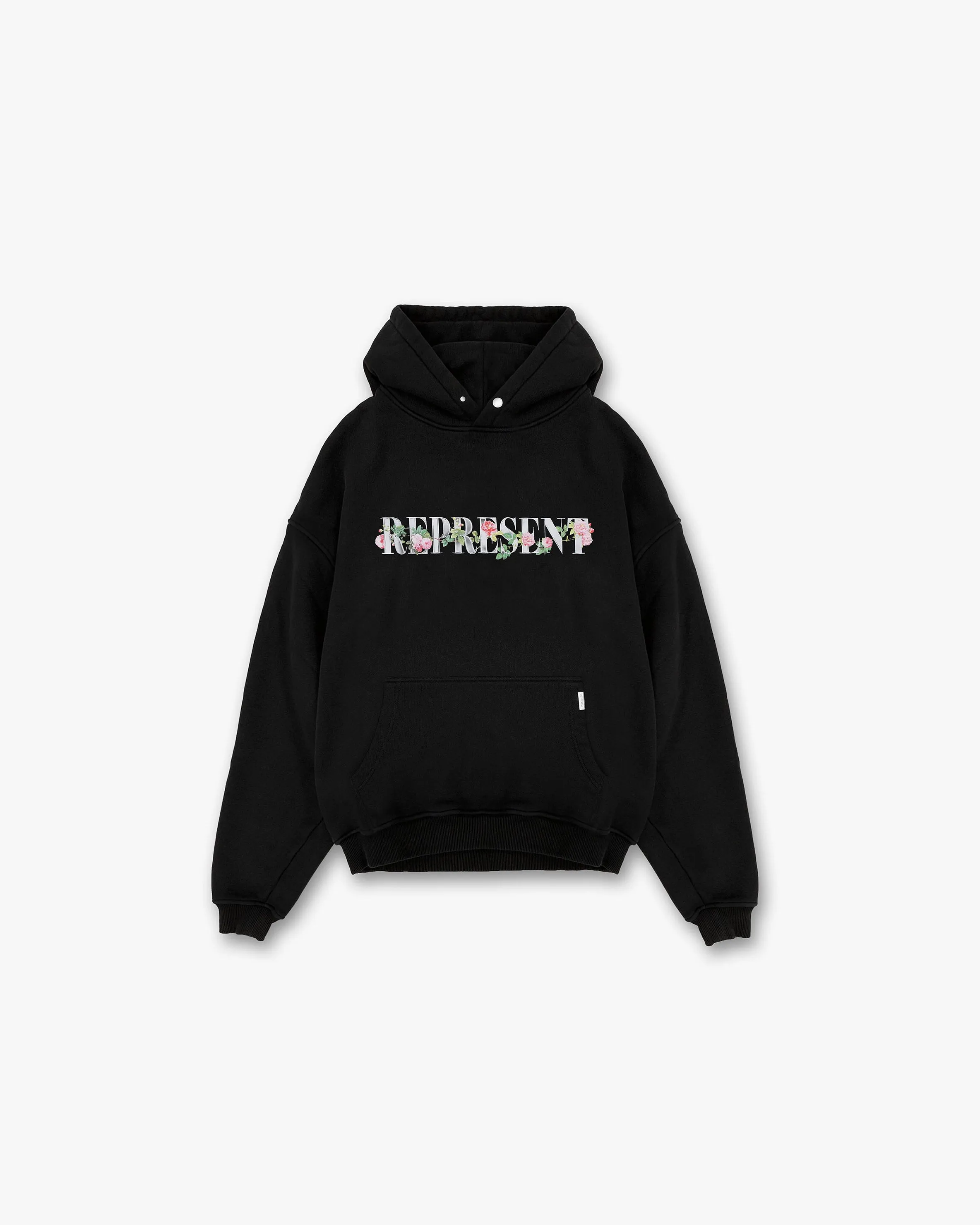 Floral Initial Hoodie - Black sold by Represent