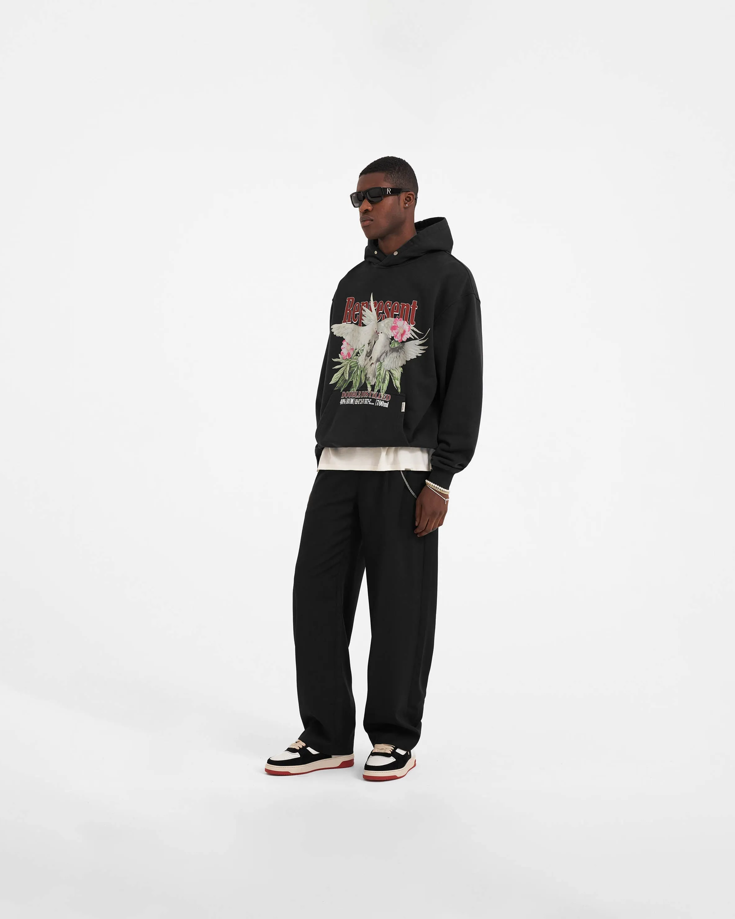 Double Distilled Hoodie - Off Black sold by Represent product image thumbnail 3