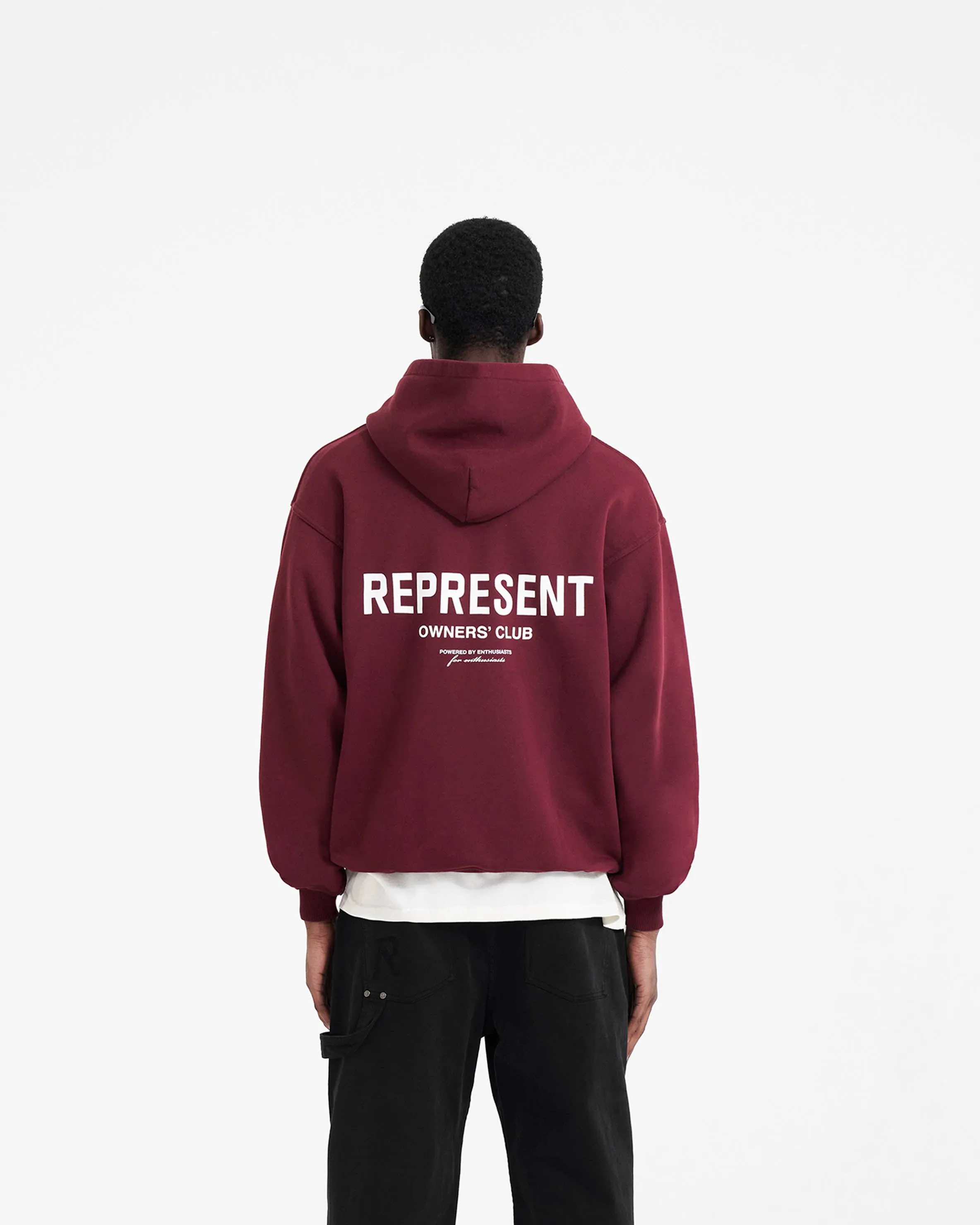 Represent Owners Club Hoodie - Maroon sold by Represent product image thumbnail 4