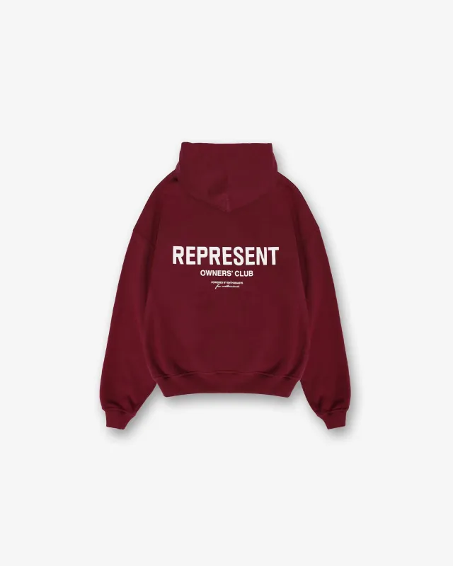 Represent Owners Club Hoodie - Maroon sold by Represent