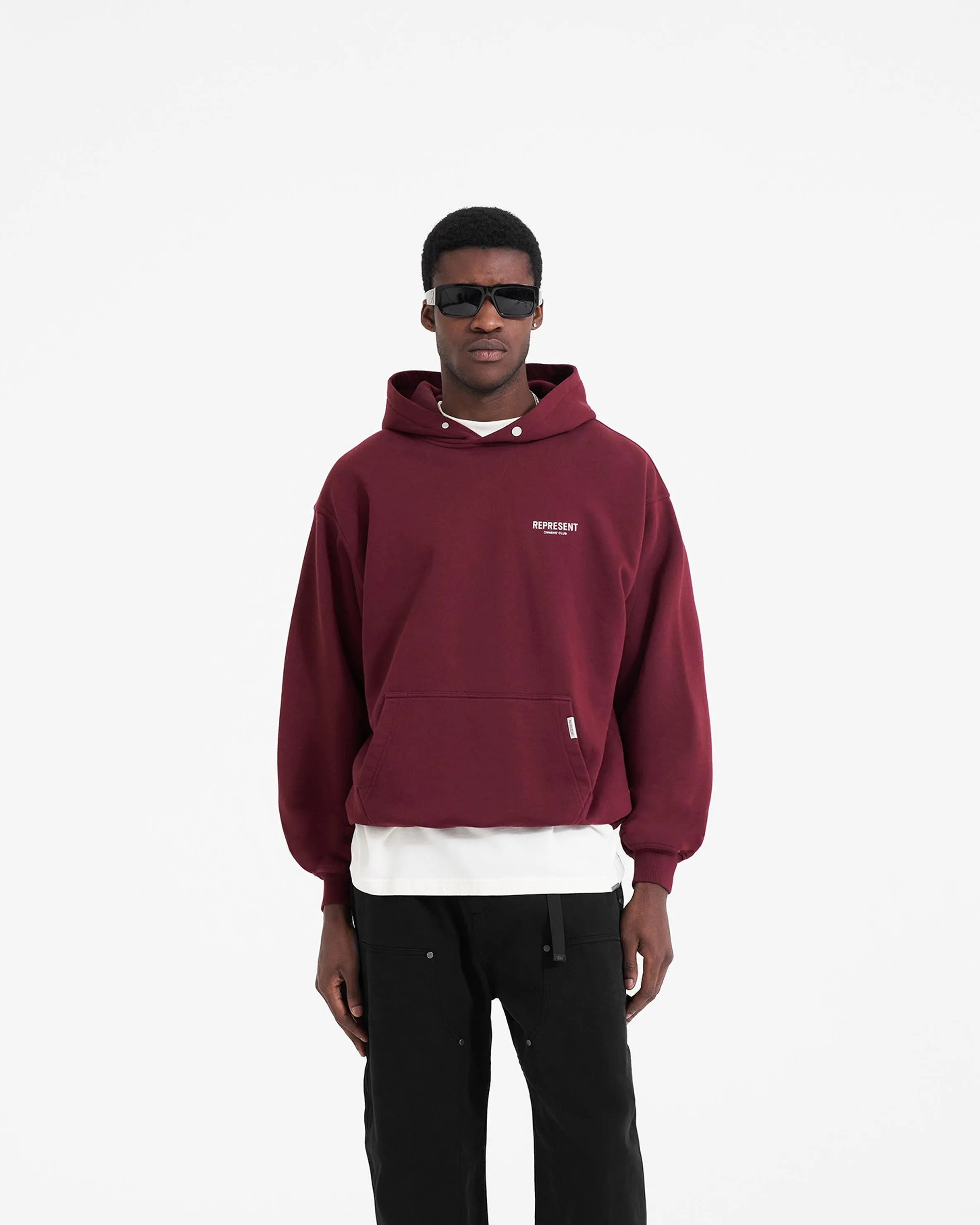Represent Owners Club Hoodie - Maroon sold by Represent product image thumbnail 3