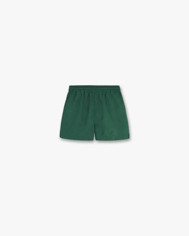 All Over Logo Swim Shorts - Racing Green made by Represent