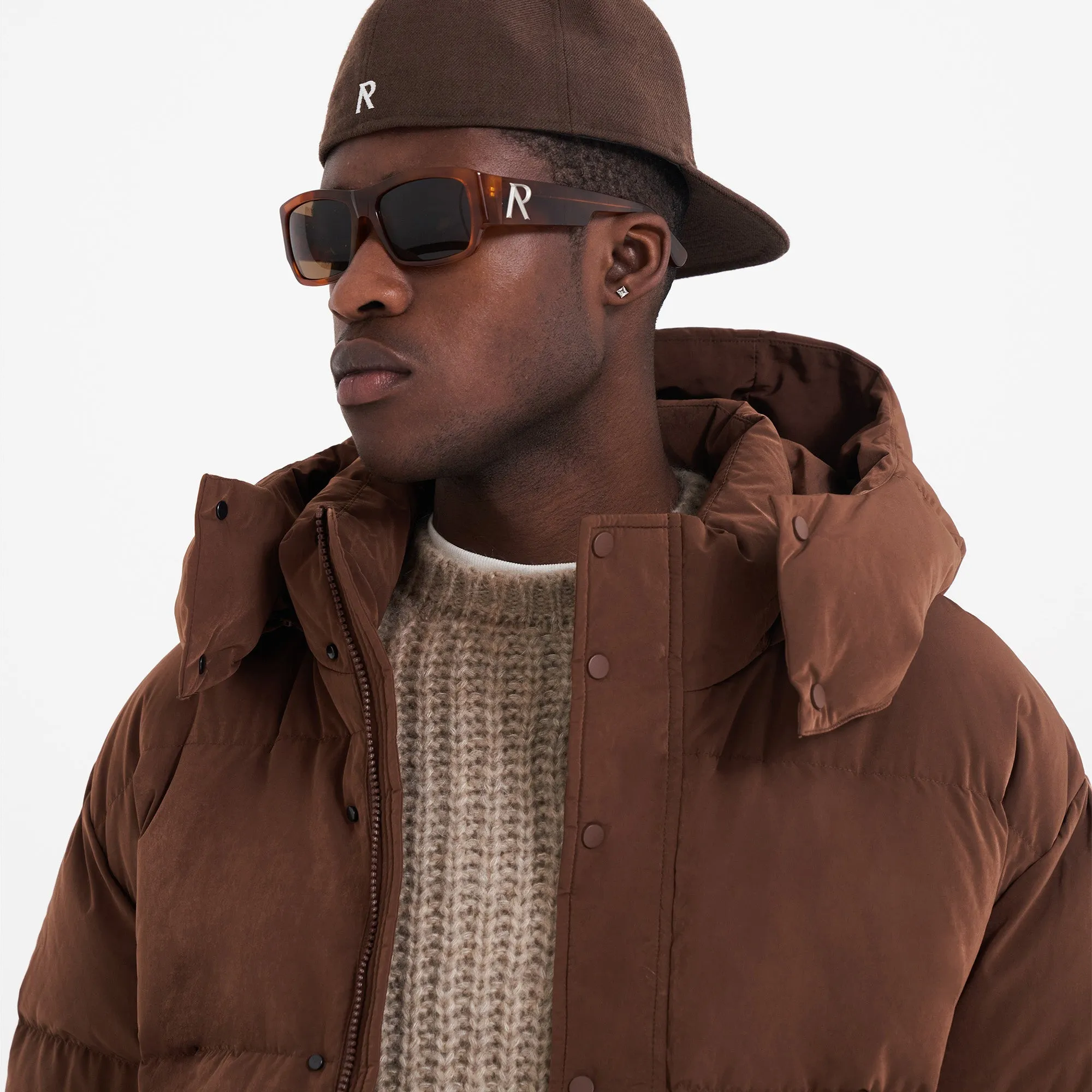 Initial Hooded Puffer - Mocha sold by Represent product image thumbnail 4