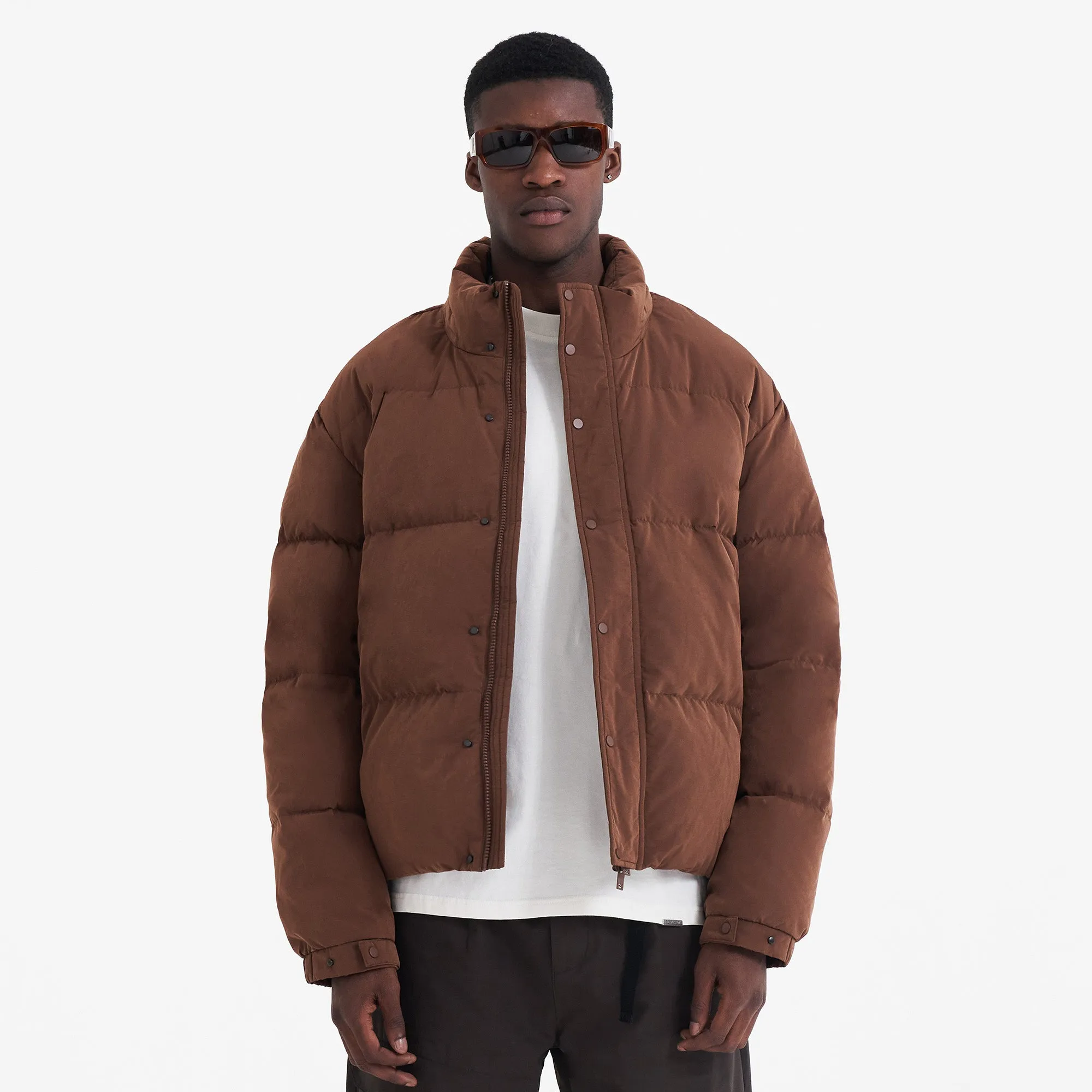 Initial Hooded Puffer - Mocha sold by Represent product image thumbnail 3