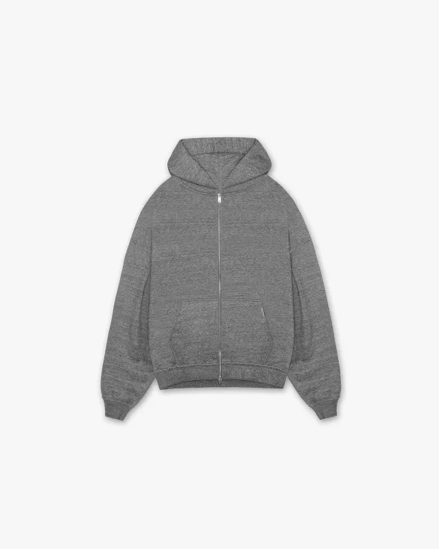 Blank Zip Hoodie - Slate made by Represent