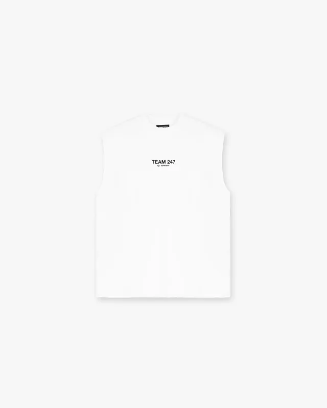Team 247 Oversized Tank x Marchon - Flat White sold by Represent