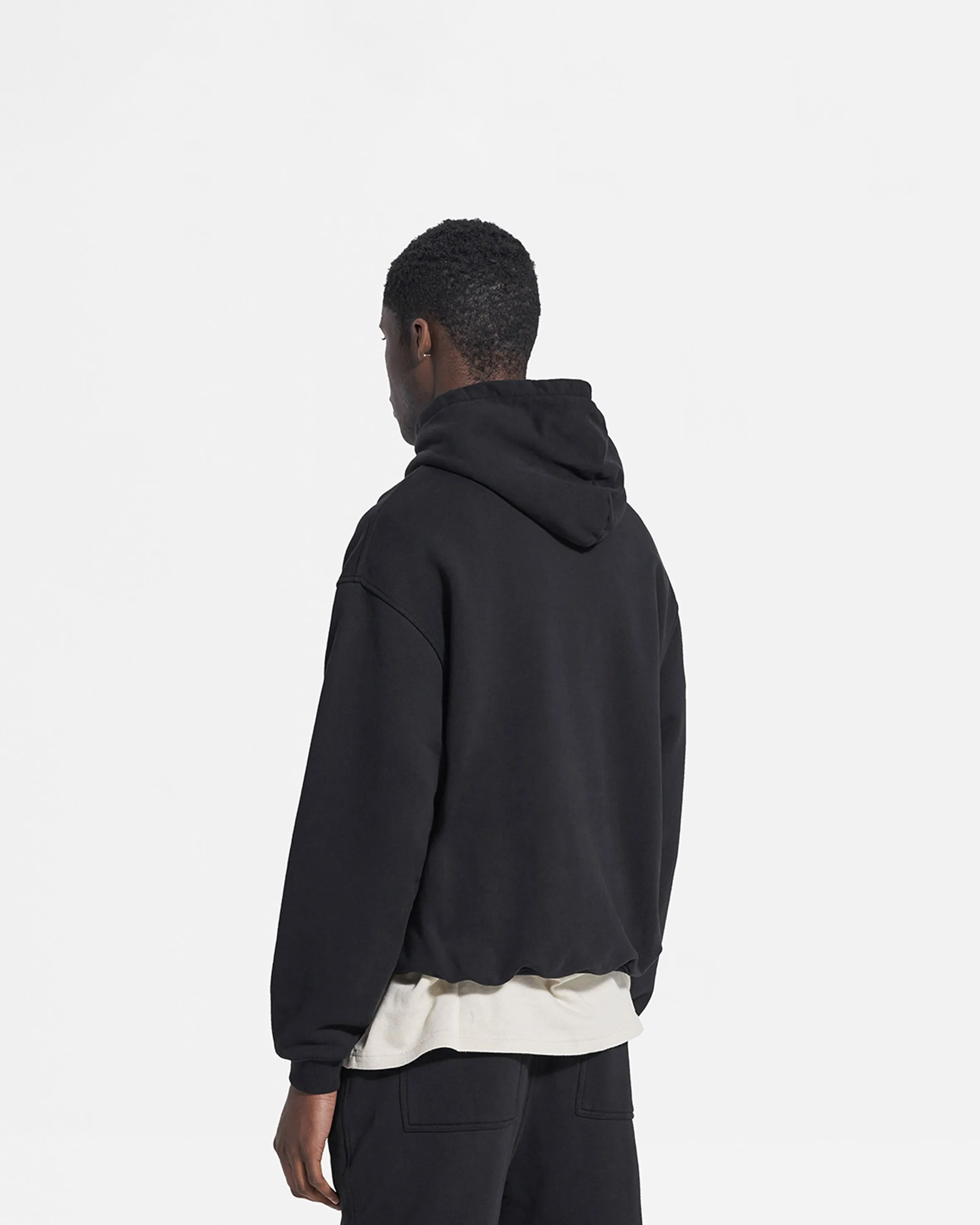 Blank Hoodie - Jet Black sold by Represent product image thumbnail 3