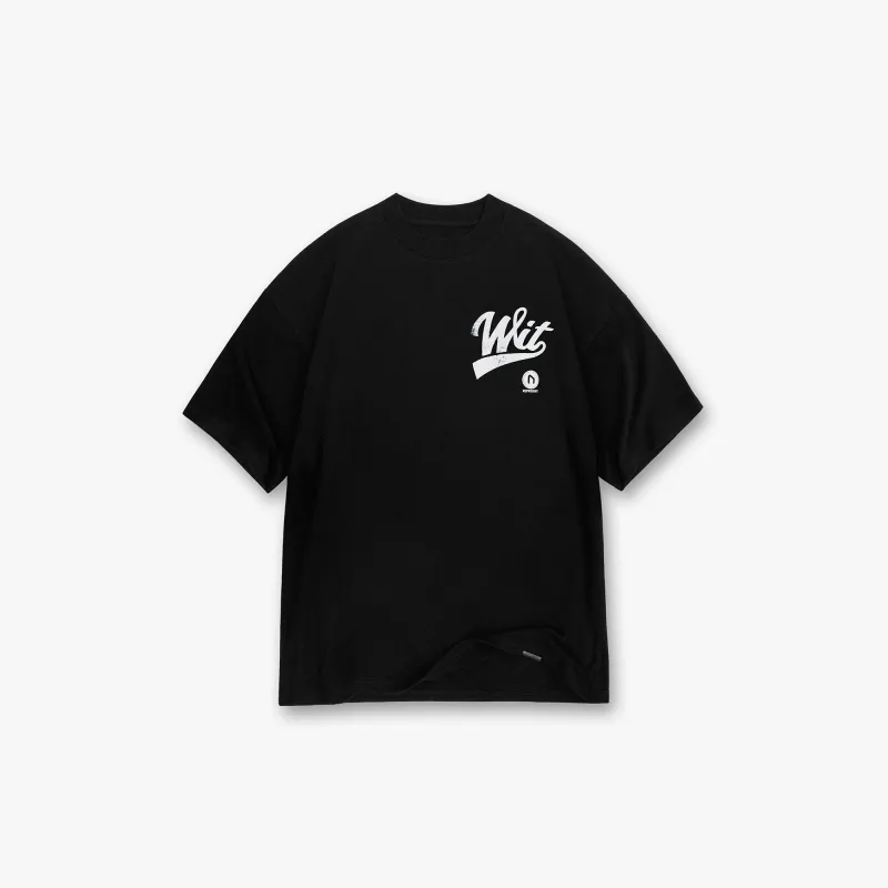 Team 247 Oversized Graphic T-Shirt X WIT - Off Black sold by Represent