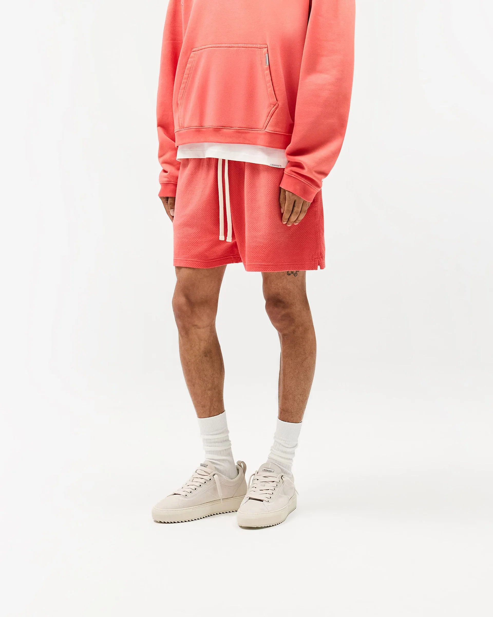 Initial Mesh Shorts - Vintage Red sold by Represent product image thumbnail 2