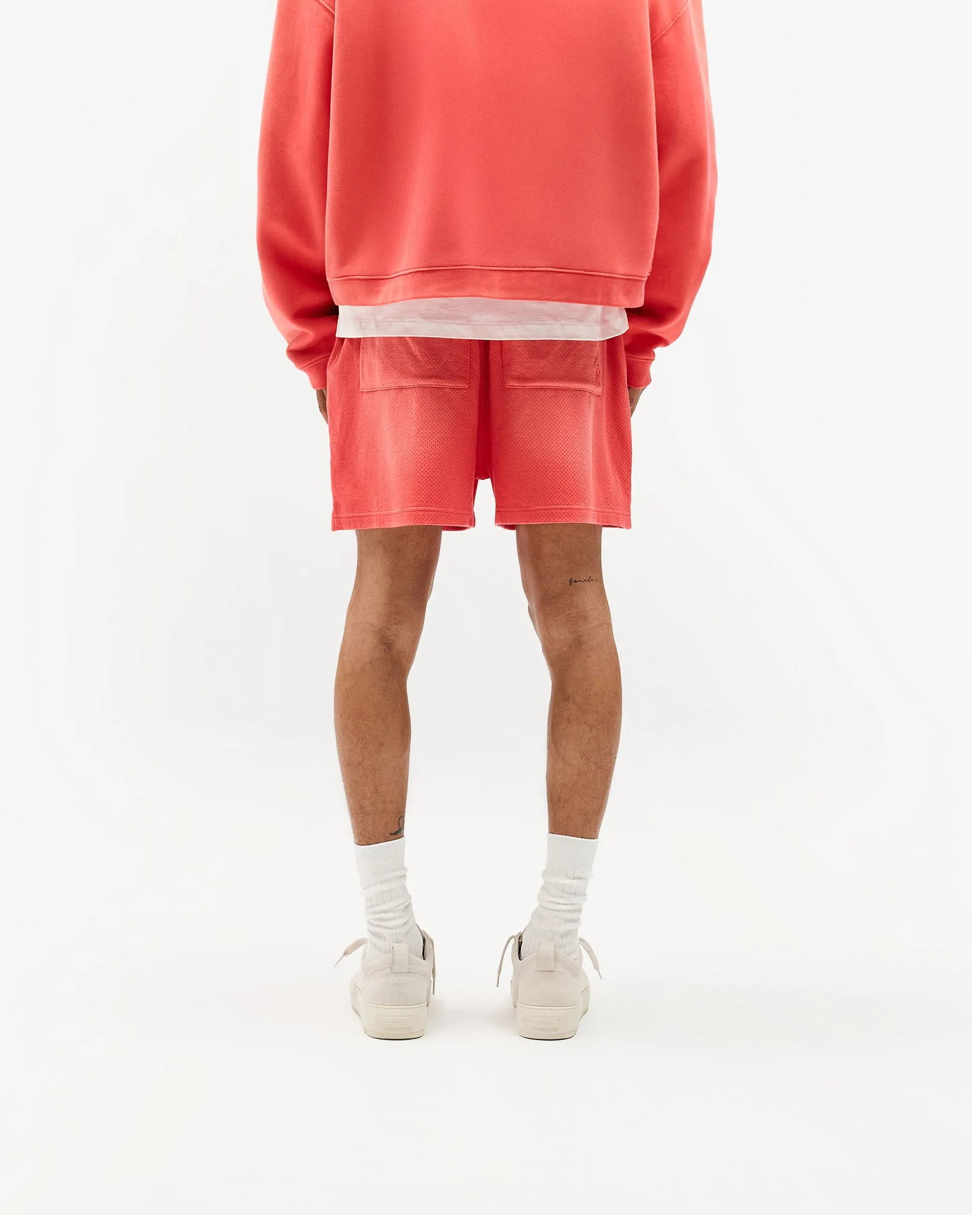 Initial Mesh Shorts - Vintage Red sold by Represent product image thumbnail 5