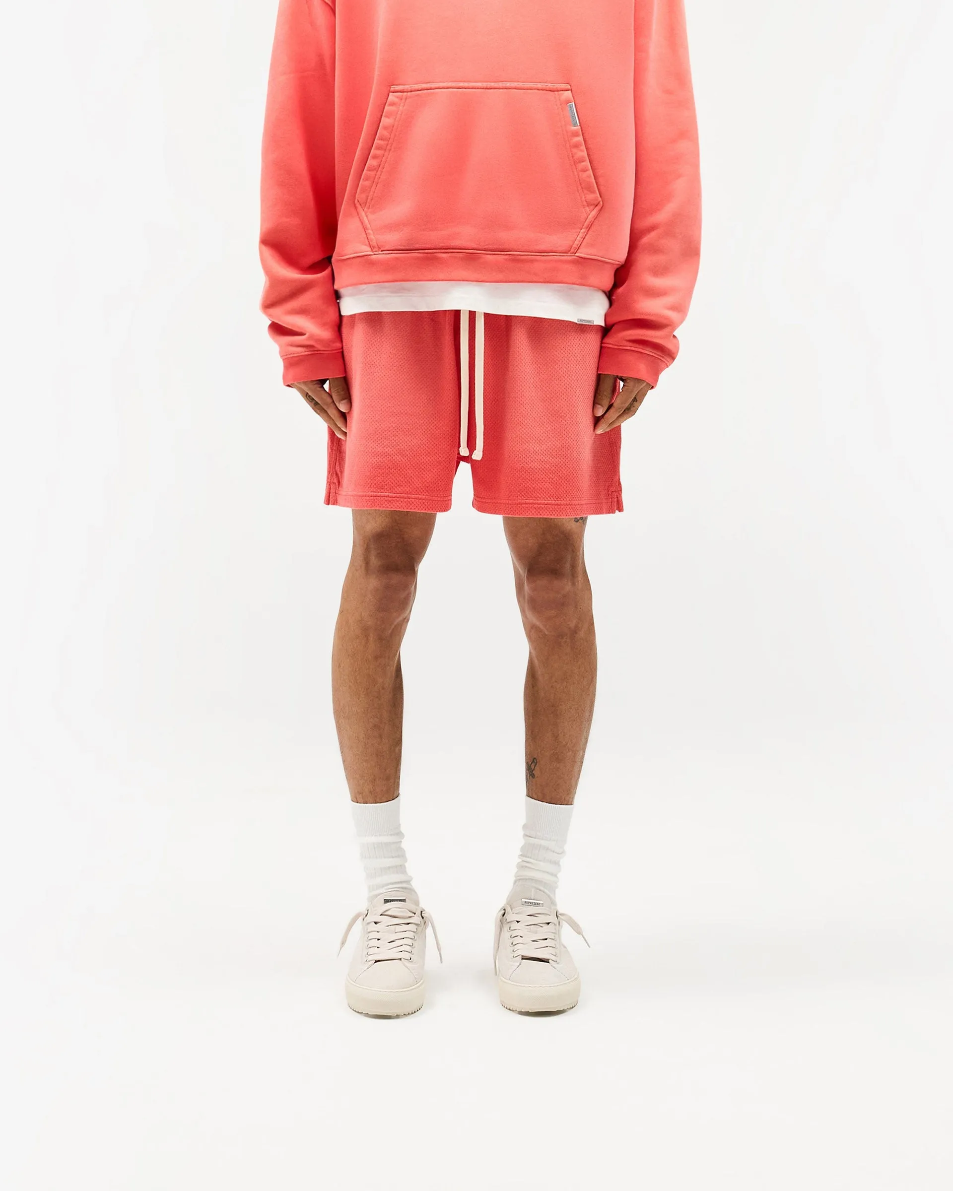 Initial Mesh Shorts - Vintage Red sold by Represent product image thumbnail 3