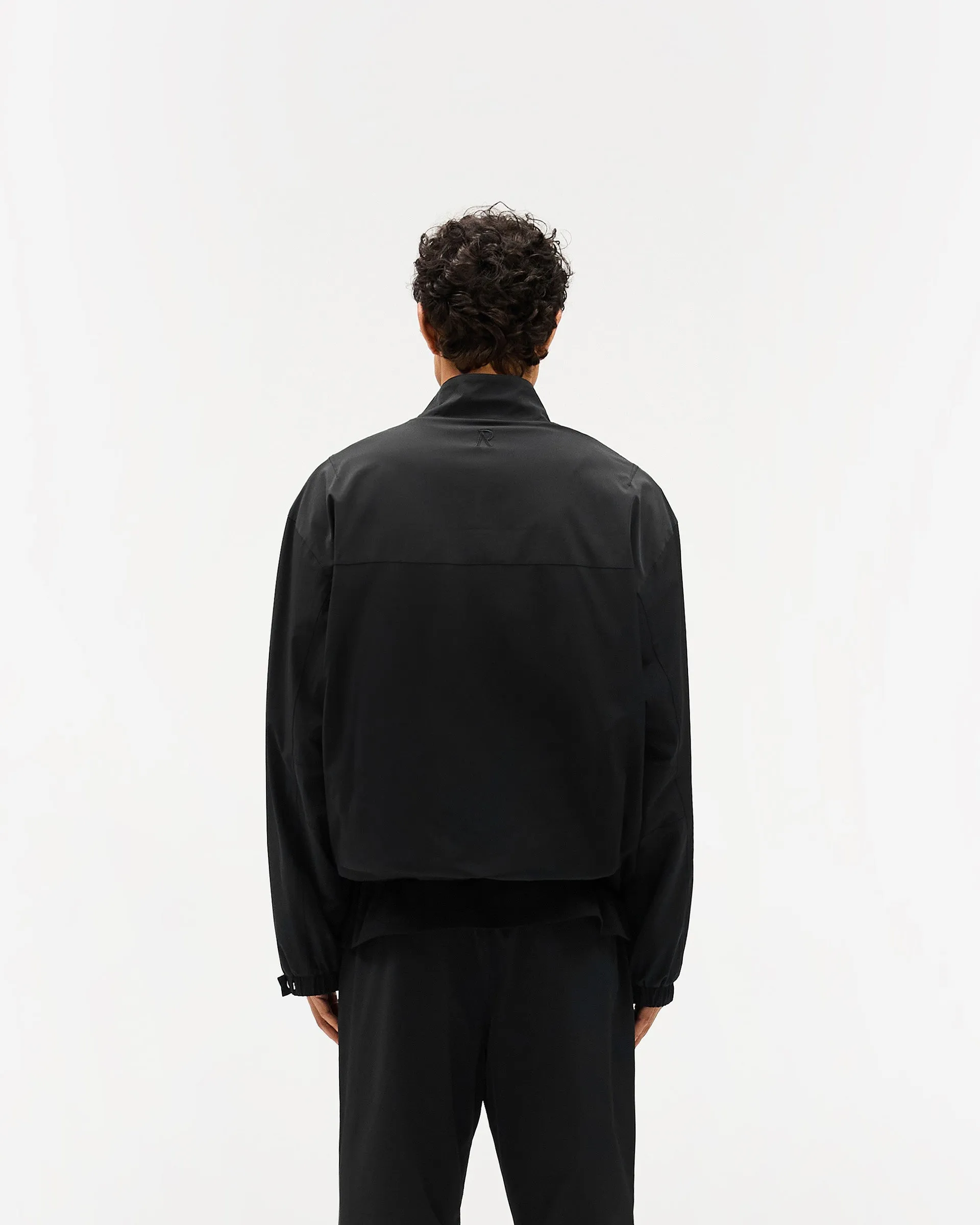 Initial Nylon Track Jacket - Black sold by Represent product image thumbnail 5