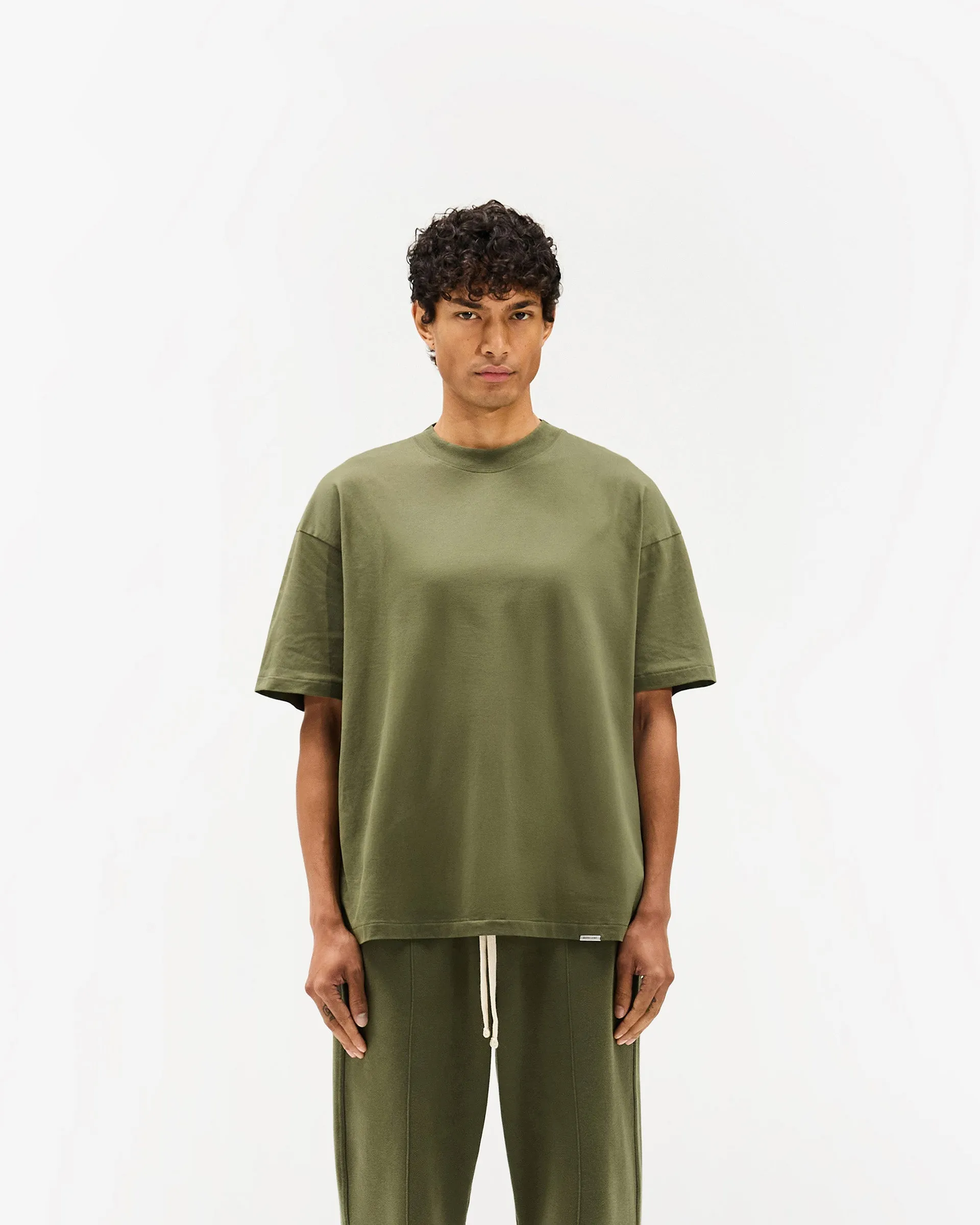 Initial Oversized T-Shirt - Army Green sold by Represent product image thumbnail 3