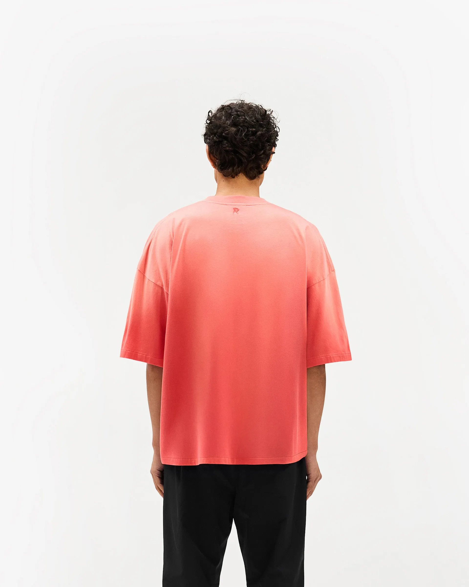 Initial Boxy T-Shirt - Vintage Red sold by Represent product image thumbnail 4