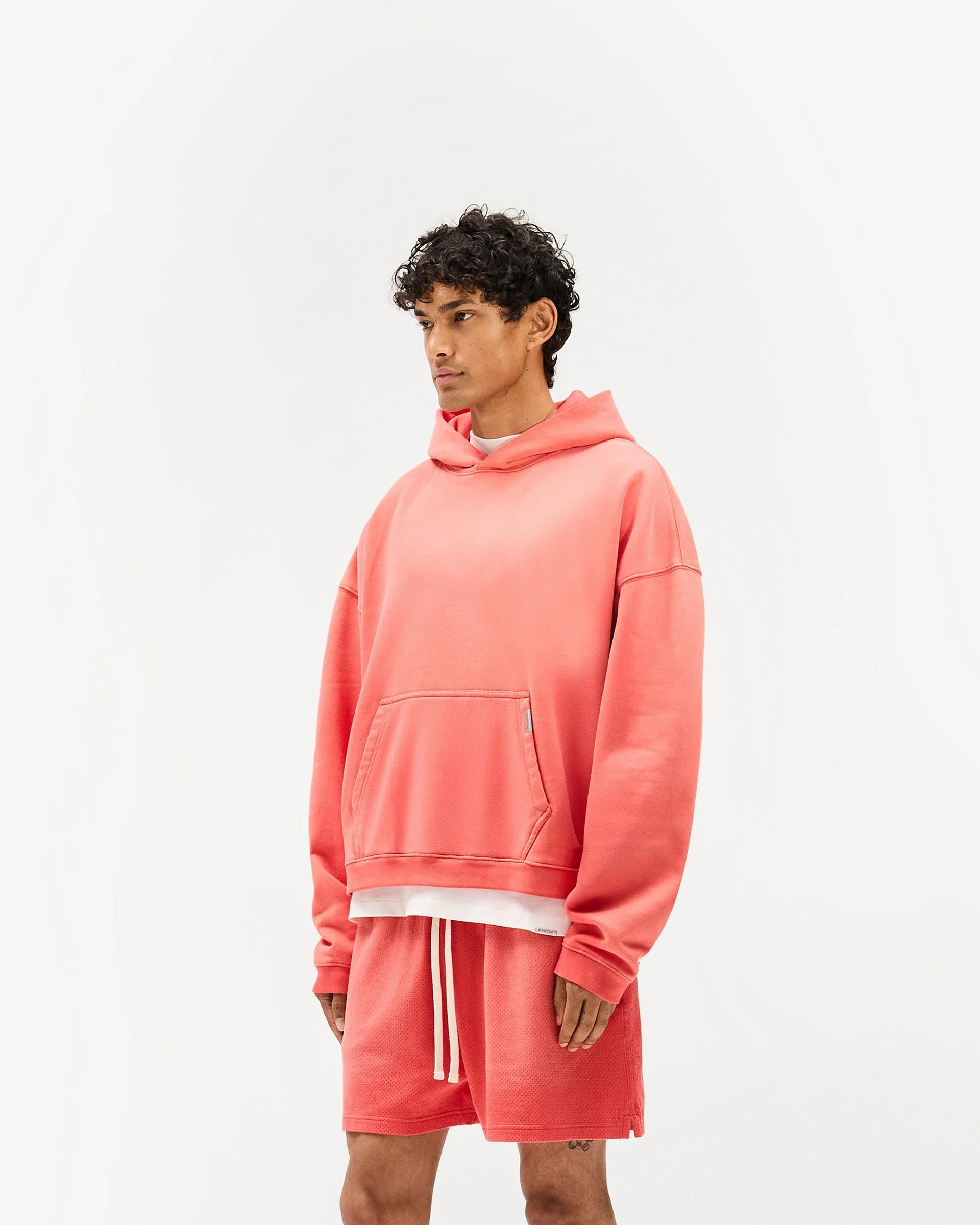 Initial Boxy Hoodie - Vintage Red sold by Represent product image thumbnail 4