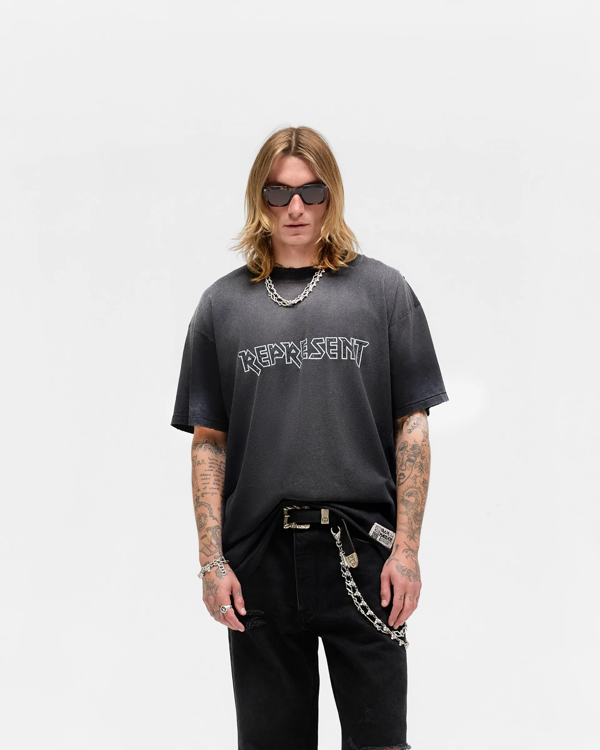 Represent X Iron Maiden Infinite Dreams T-Shirt - Aged Black sold by Represent product image thumbnail 3