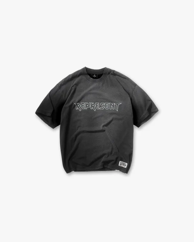 Represent X Iron Maiden Infinite Dreams T-Shirt - Aged Black sold by Represent