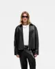 Represent X Iron Maiden Trooper Leather Jacket - Jet Black sold by Represent