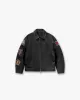 Represent X Iron Maiden Trooper Leather Jacket - Jet Black sold by Represent