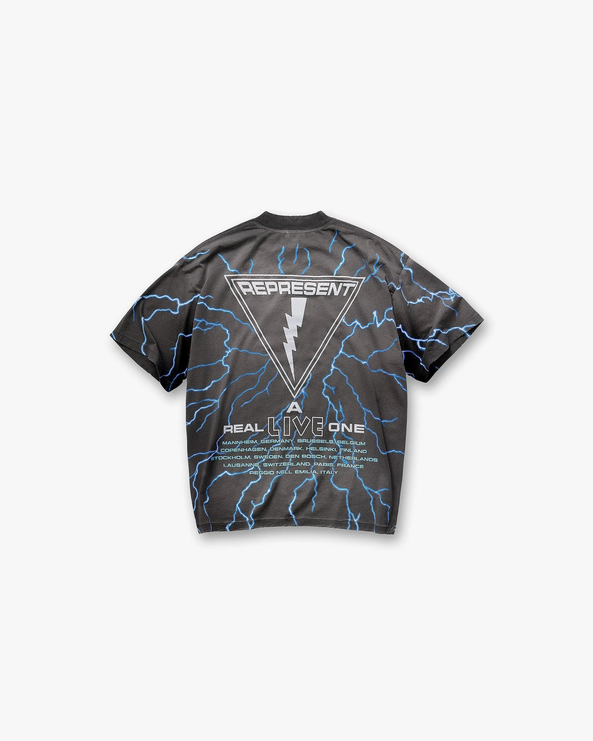 Represent X Iron Maiden A Real Live One T-Shirt - Stained Brown sold by Represent product image thumbnail 2