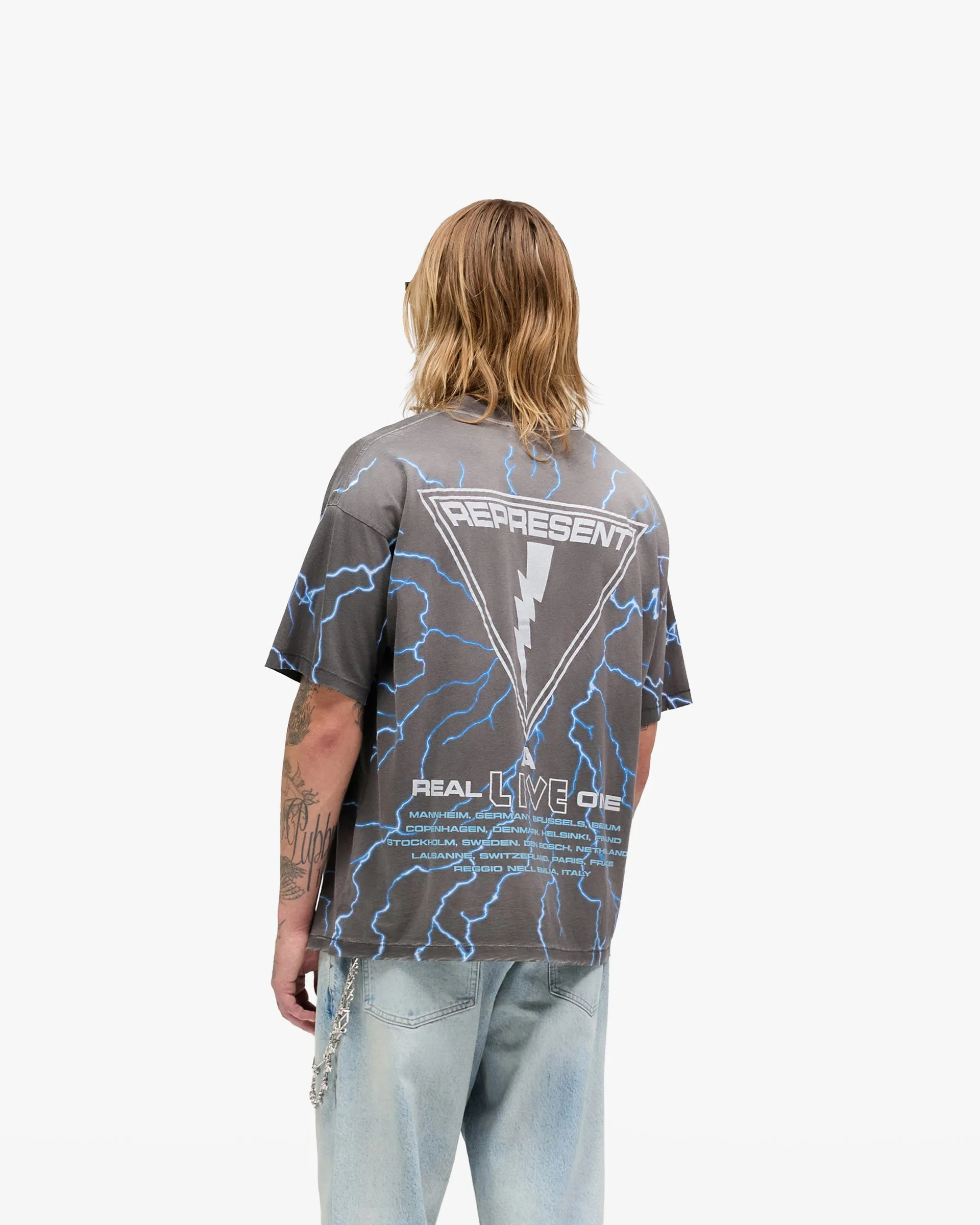 Represent X Iron Maiden A Real Live One T-Shirt - Stained Brown sold by Represent product image thumbnail 5