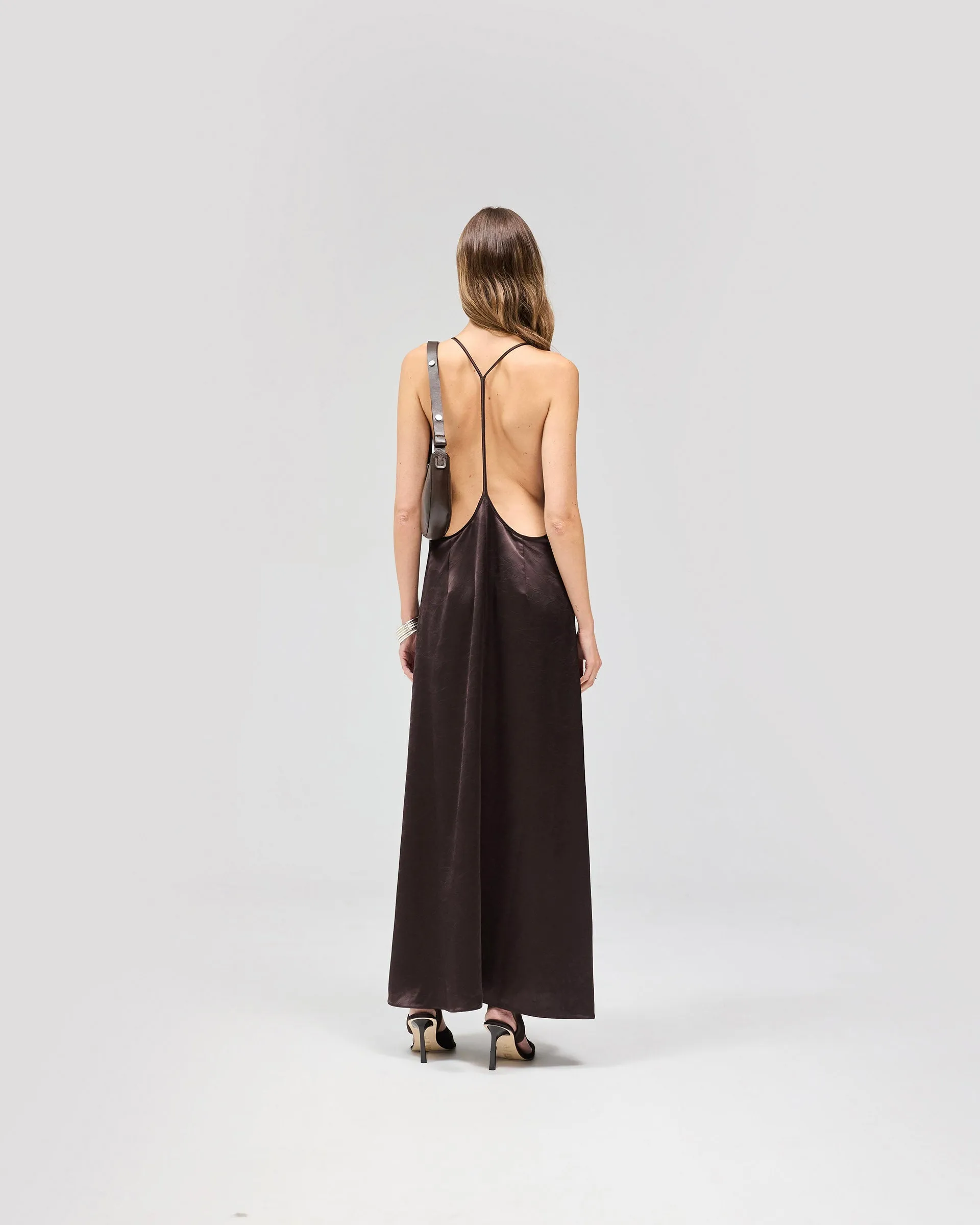 Vision Maxi Dress - Coffee Quartz sold by Represent product image thumbnail 4