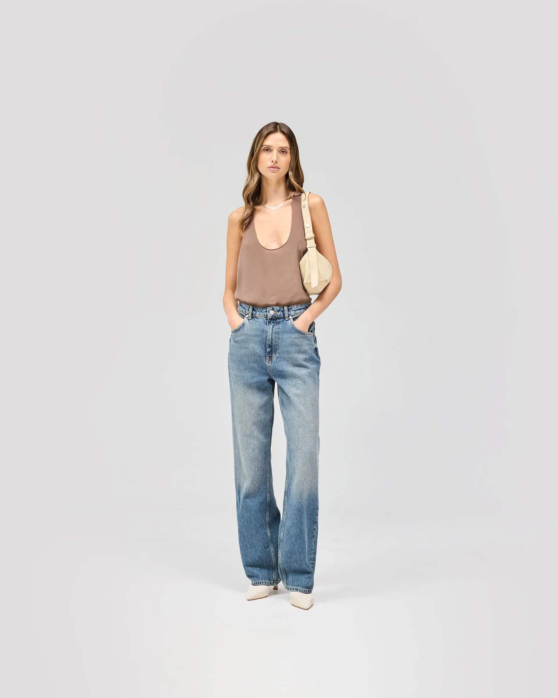 Mirage Silk Vest - Coffee Quartz sold by Represent product image thumbnail 2