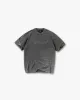 Embroidered Serif Logo T-Shirt - Vintage Grey sold by Represent