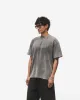 Embroidered Serif Logo T-Shirt - Vintage Grey sold by Represent