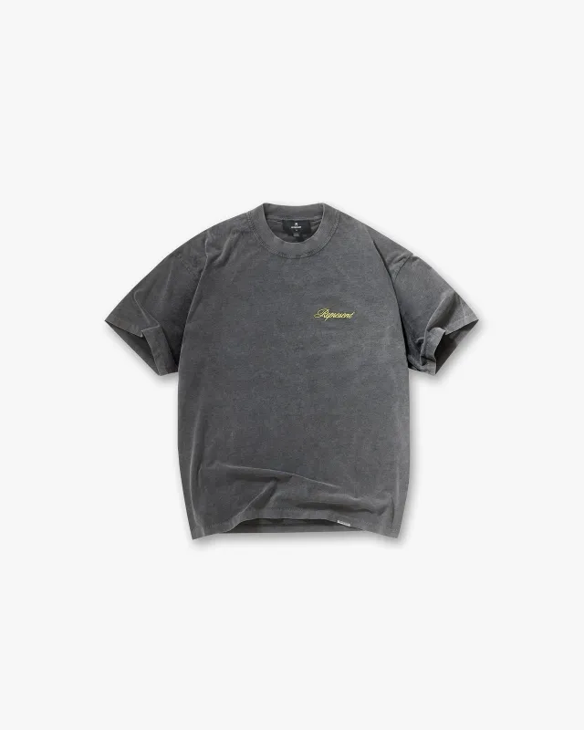 Script Logo T-Shirt - Vintage Grey sold by Represent