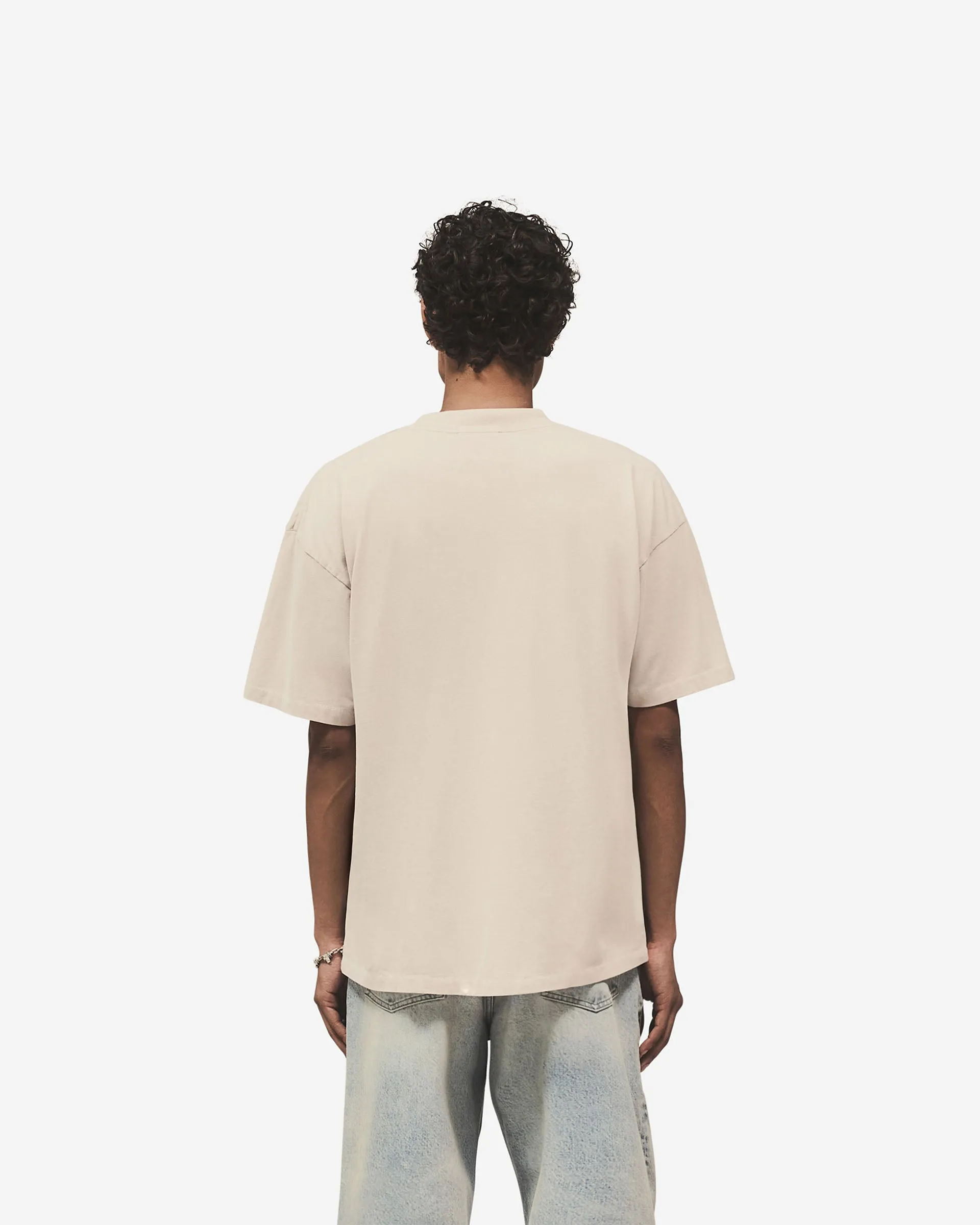 Script Logo T-Shirt - Concrete sold by Represent product image thumbnail 4