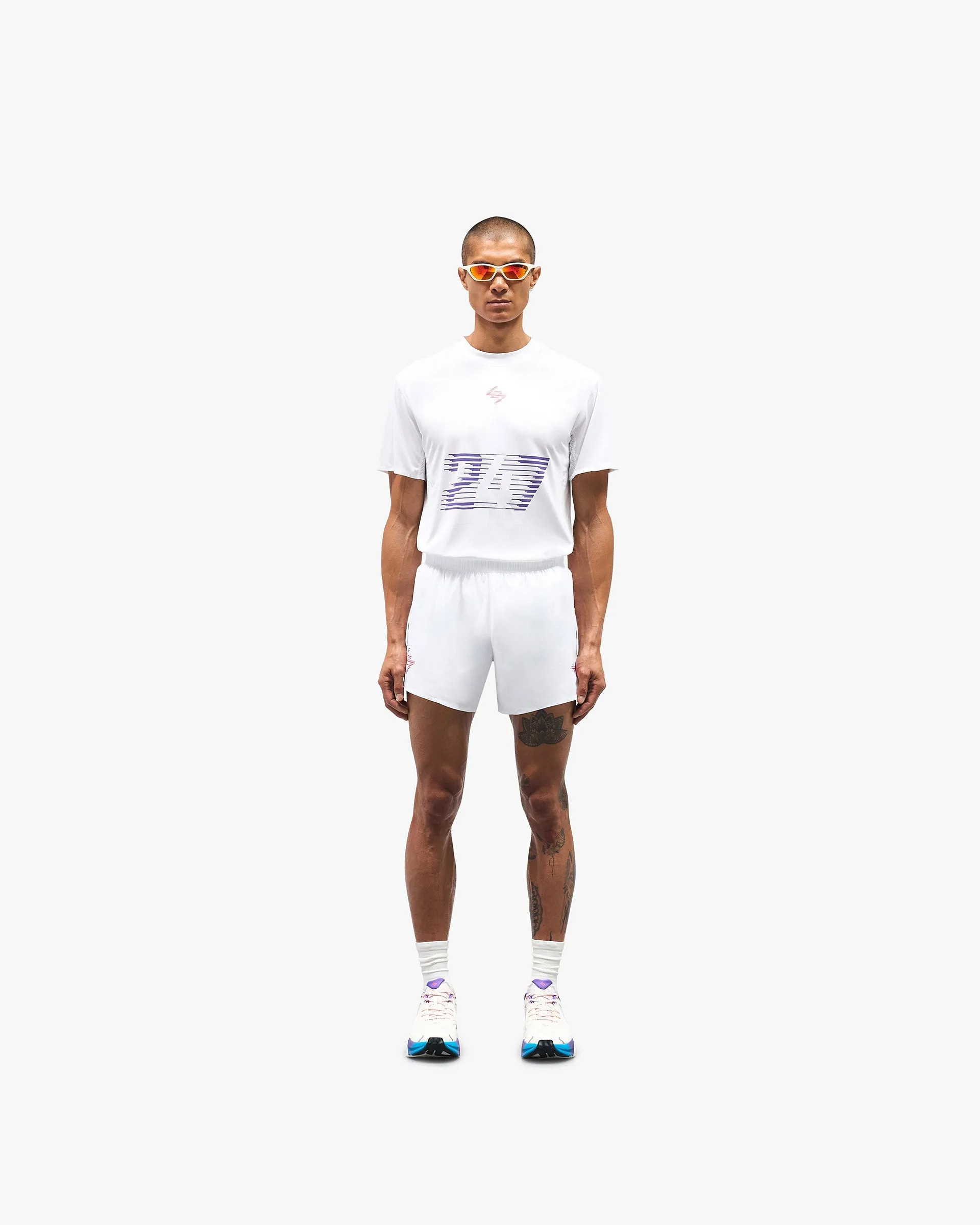 247 Race Marathon Short - White sold by Represent product image thumbnail 5