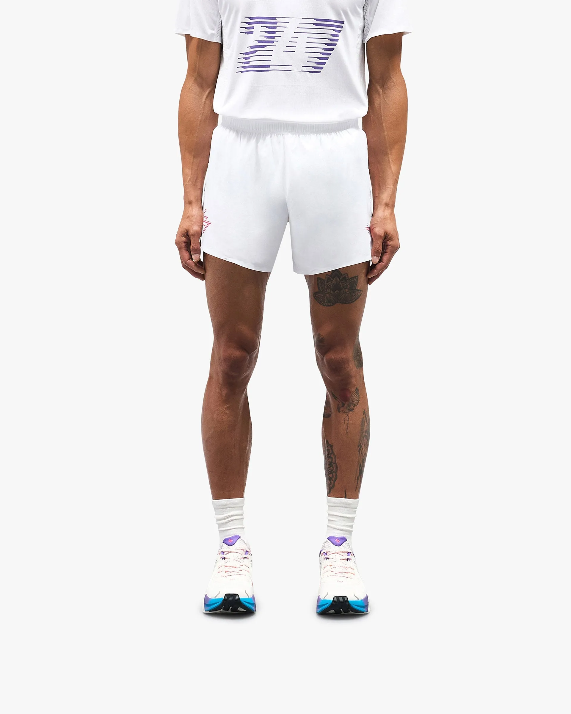 247 Race Marathon Short - White sold by Represent product image thumbnail 3
