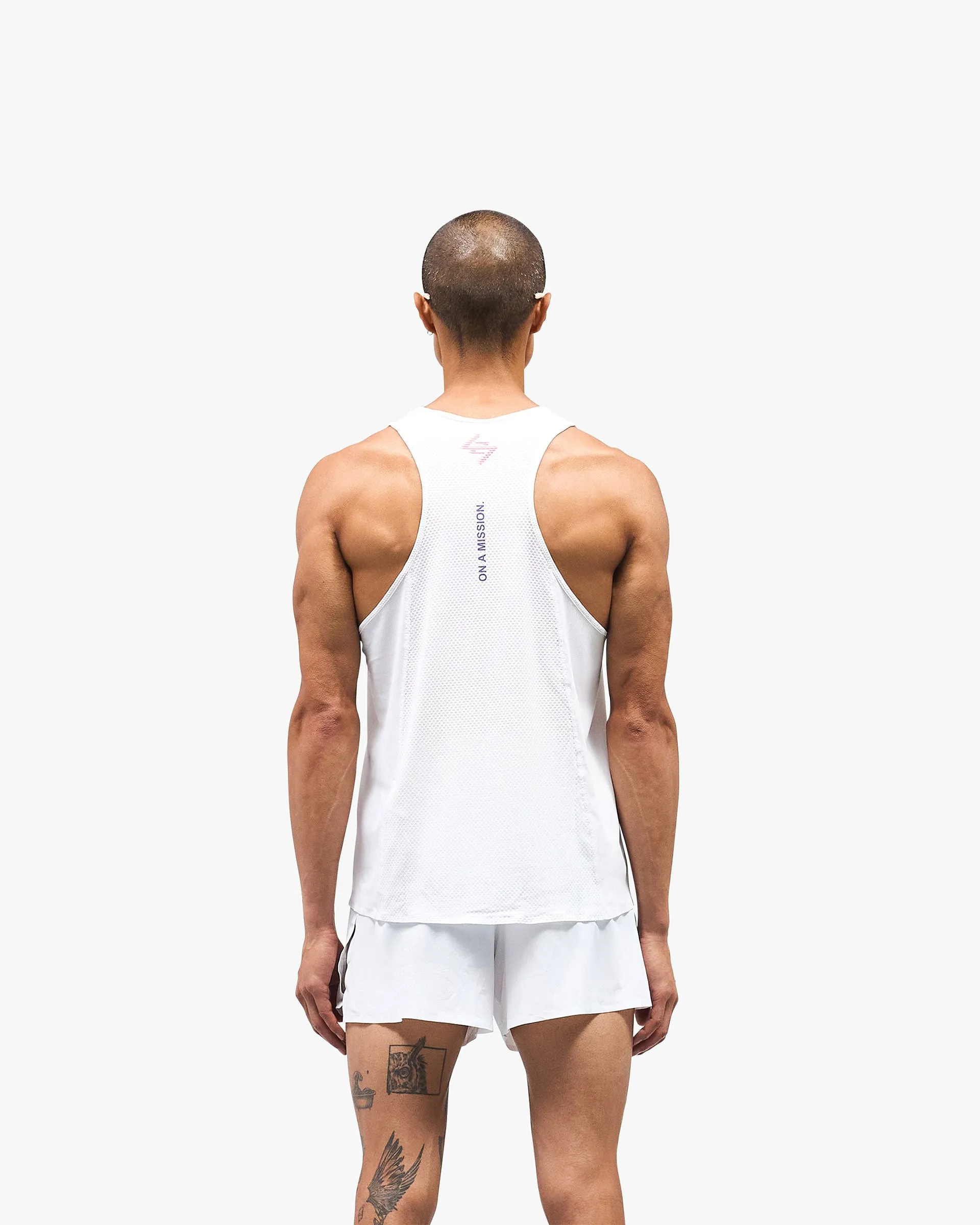 247 Race Marathon Vest - White sold by Represent product image thumbnail 5